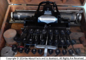 early typewriter